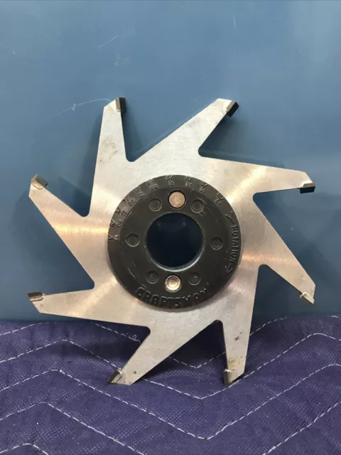 Vintage CRAFTSMAN 7" Kromedge Carbide Tip Adjustable Dado Blade Only Vintage CRAFTSMAN 7" Kromedge Carbide Tip Adjustable Dado Blade Only