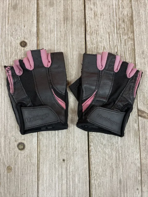 Women’s Pink/Black Harbinger Boxing Gloves sz M