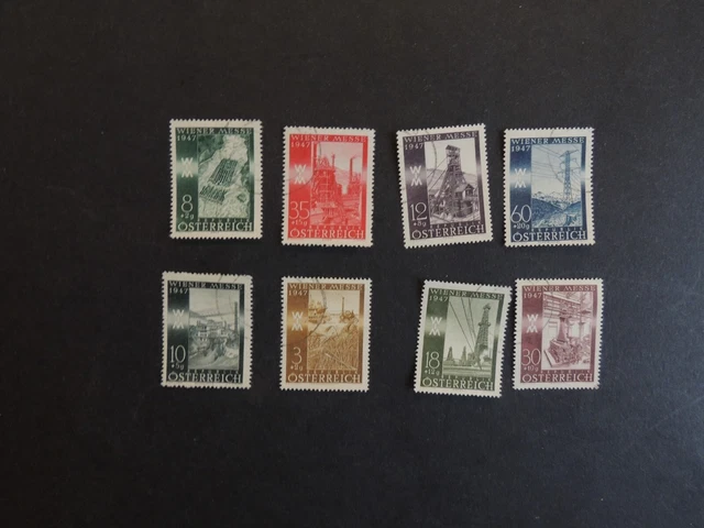 Briefmarken „8x Österreich teilw. Falz wie abgebildet (50)“
