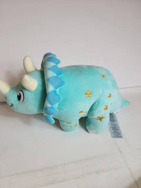 Disney World Animal Kingdom Plush 13” Dinoland Triceratops Dinosaur Soft Stuffed