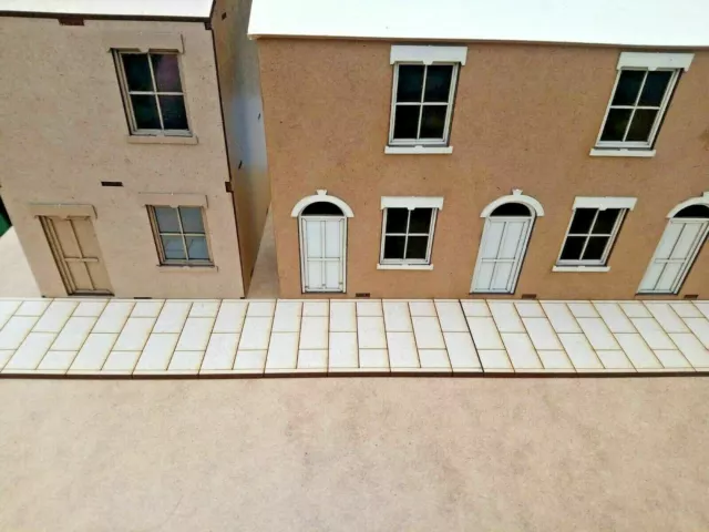 3mm MDF Laser Cut Pavement Sections O/7mm Gauge finescale Layout Model railway