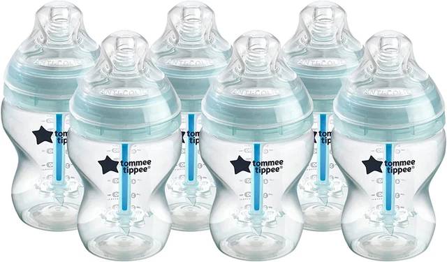 Biberones anticólicos Tommee Tippee tetina parecida a pecho de flujo lento + únicos