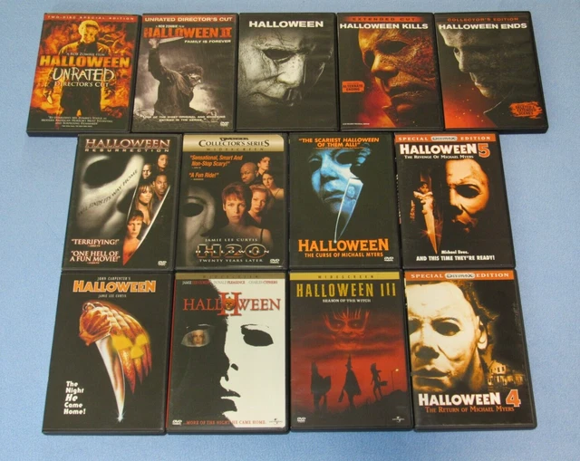 13 DVD LOT HALLOWEEN Complete COLLECTION Michael Myers HORROR (ALL