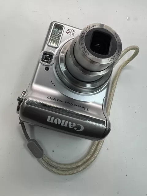 Canon PowerShot A560 7.1MP Digital Camera PC1229 Silver