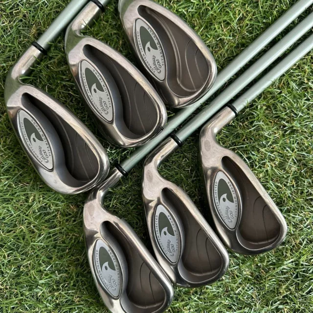 Set da golf da donna Callaway Hawk Eye Iron 5-9 Pw 6pc RH UL Graphite Flex...