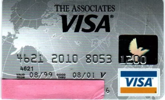 The Associates   Visa credit card exp 2001