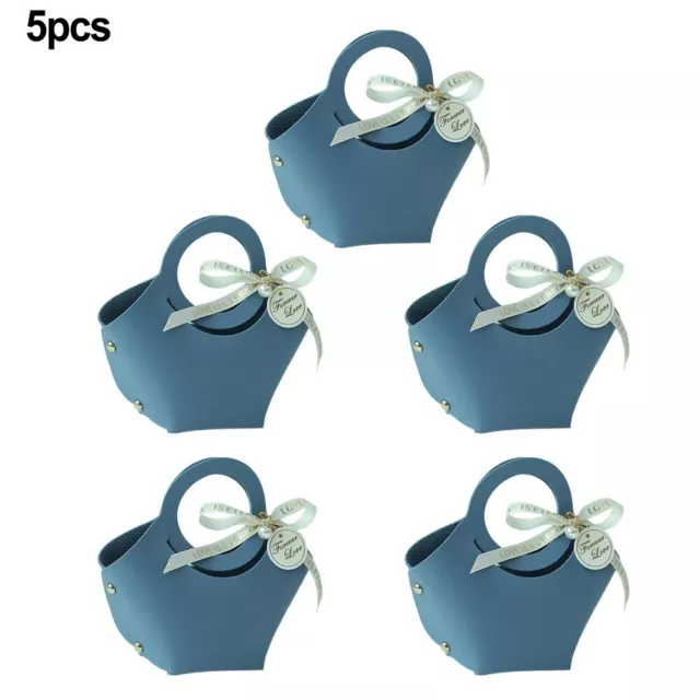 Sacs cadeaux en cuir PU premium idéaux pour anniversaires et mariages (Pack de