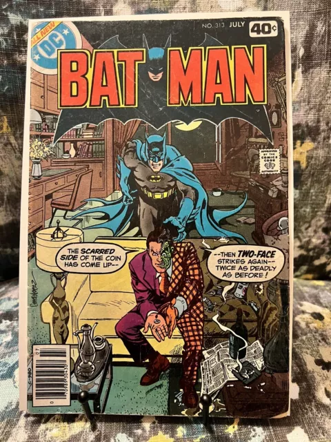 Batman #313 DC Comics 1st Tim Fox Two-Face Appearance July 1979