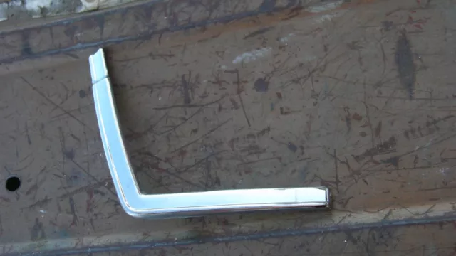 1970-72 Oldsmobile Cutlass Supreme Vinyl Top Molding 8790958 LH Nice GM Chrome 1970-72 Oldsmobile Cutlass Supreme Vinyl Top Molding 8790958 LH Nice GM Chrome