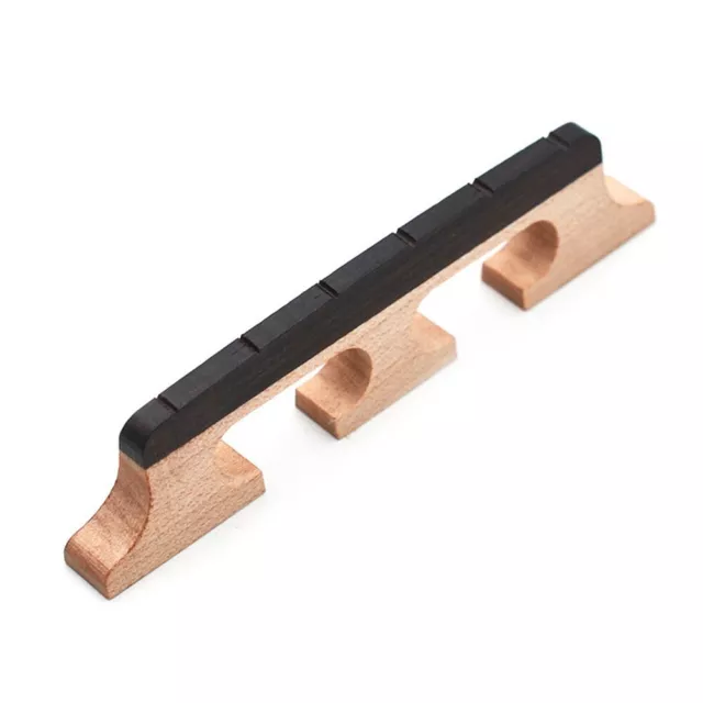 Maple And Ebony 3 Footed Banjo Bridge For 4 5 6-string Banjos Parts Replacement