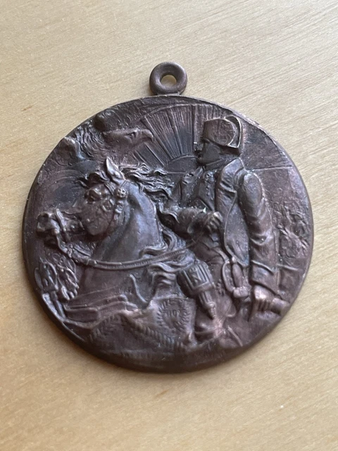 MEDAILLE BR. ANDRIEU. F. GAYRARD. DENON. NAPOLEON ROUTE de NICE à ROME