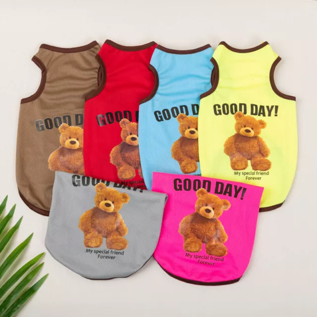 Dog Clothes Printed Puppy Cat Pet Vest T Shirt Tank For Small Dogs Chihuahua ♪