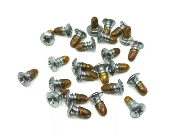Windshield & rear window trim molding clip screws drill point fits GM 25pcs