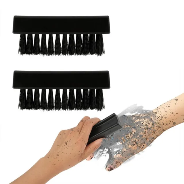 For Cleaning Handle Grip Nail Brush Black Nano Brush Hand Fingernail Brush