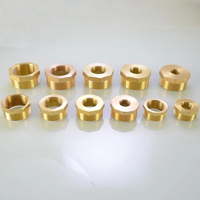 1.2" 1.5" 2" BSP Male Female Thread Pipe Fitting Reducer Adapter Copper Bushing