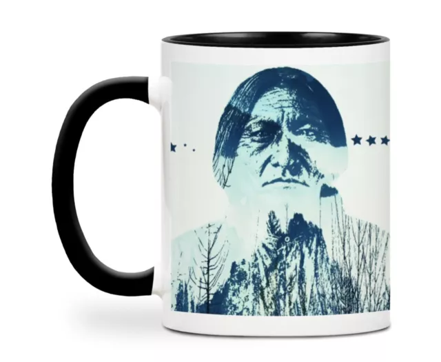 Cool Sitting Bull American Indian Spiritual Gift Mug