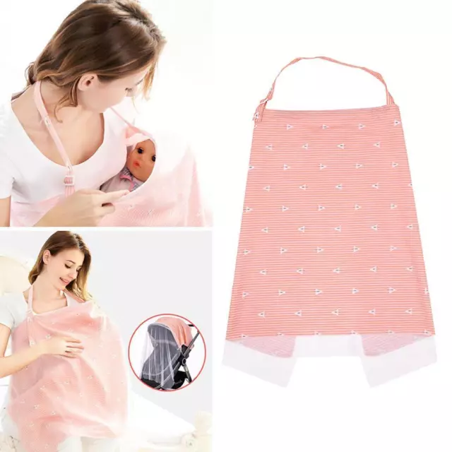 Baby Breastfeeding Nursing Cover Cotton Breathable Apron Blanket