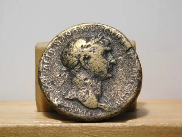 Trajan sestertius, 98-117 A.D., Roman Imperial,Trajan crowned by Victory