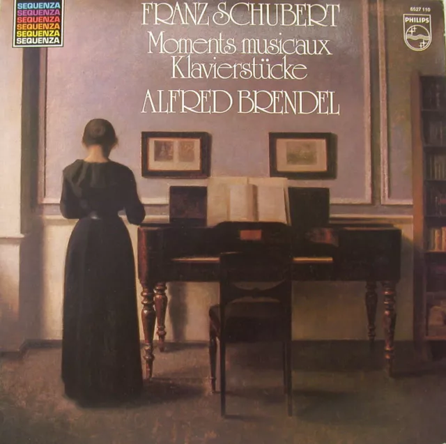 FRANZ SCHUBERT MOMENTS MUSICAUX KLAVIERSTÜCKE ALFRED BRENDEL 12" LP (h794)