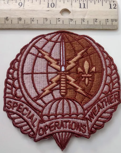 USAF SPECIAL OPERATIONS PATCH - SPECIAL OPERATIONS WEATHER  - desert