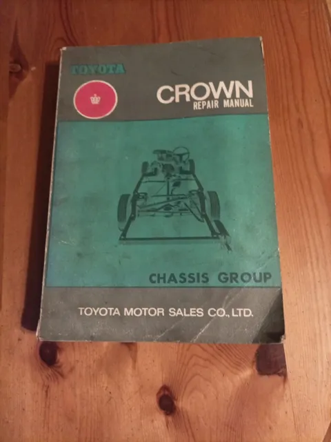 Toyota Crown Repair Manual Chassis Group 1968 No.96012-2