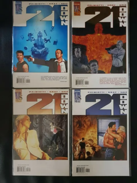 Lot 6 Comics 21 DOWN #1 to #6 VO Anglais WILDSTORM Palmiotti Gray Saiz Image