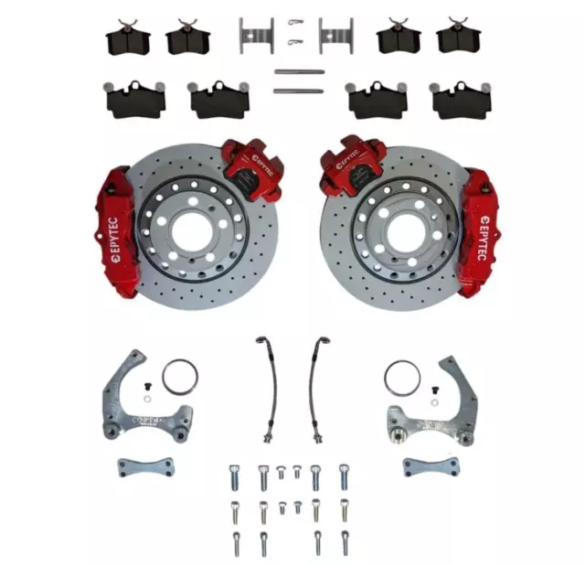 Bremsanlagen KIT Hinterachse VW Golf 2 3 VR6 Syncro Porsche Cayenne 4 Kolben Gol