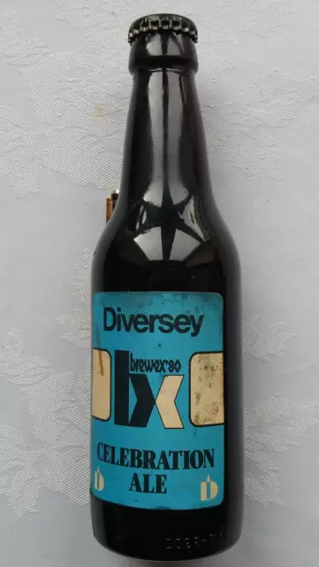 Diversey Chicago USA Feier Bier Ale 275 ML Ltd Ed Flasche Brewex 1980 Leer