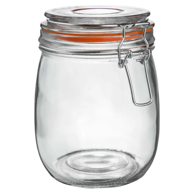 Verre de stockage Jars Airtight Clip Top Preserve PrÃ©server 750ml Jar