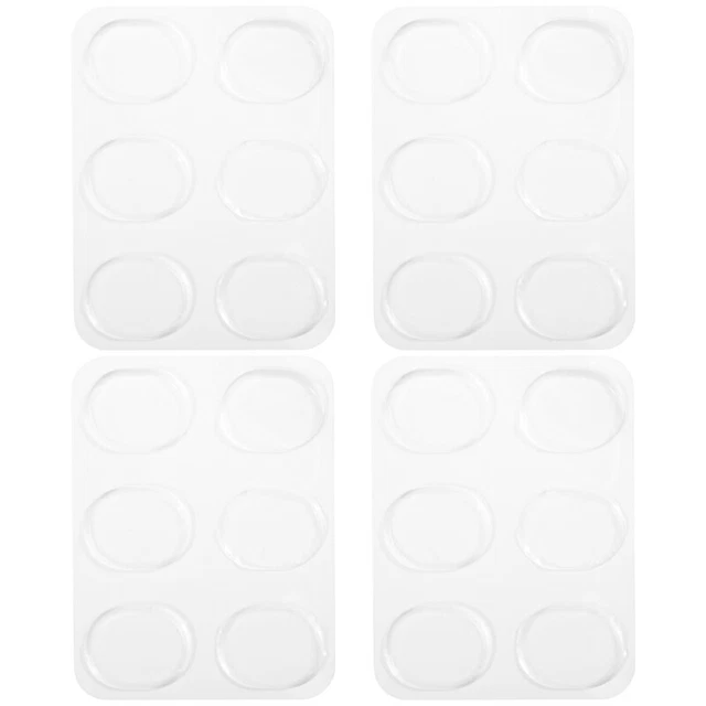 24rum Silencers Non- Soft Silicone Drum Mute For Tone Control (Clear) T6S1
