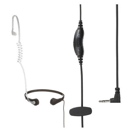 Motorola Pmln7705ar Throat Microphone,Cord 28" L,Black