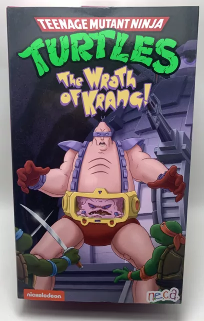 NECA TMNT 9” Wrath of Krang with Baby Shredder Ninja Turtles Action Figure Lot