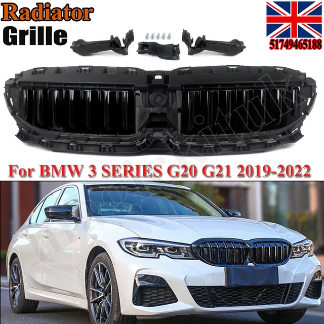 FOR 1922 BMW G20 3 Series Front Upper Grill Active Air Shutter