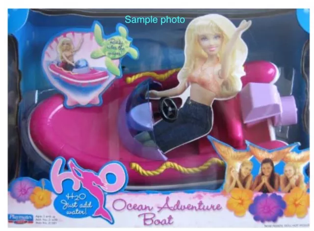 H2O JUST ADD WATER OCEAN ADVENTURE BOAT Zodiac Mermaid CLEO RIKKI EMMA Toy Fair