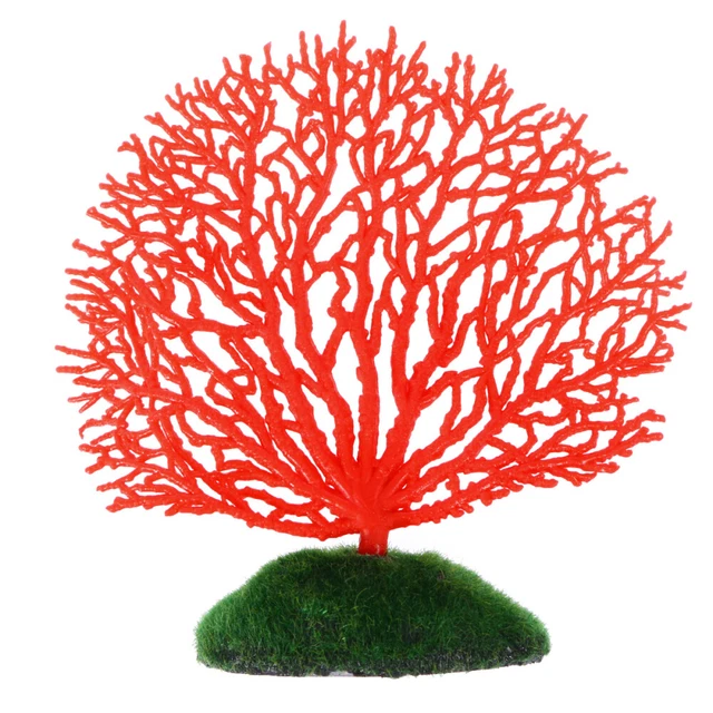 Decoraciones Para Salas Casa pecera coral betta artificial