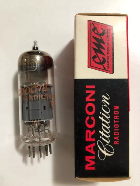 MARCONI Citation Radiotron 6GN8 Vintage Electronic Vacuum Tube NEW