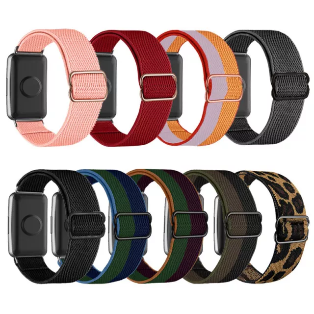 Nylon Woven Fabric Elasticity Adjustable Loop Wrist Band Strap For Huawei Band 7