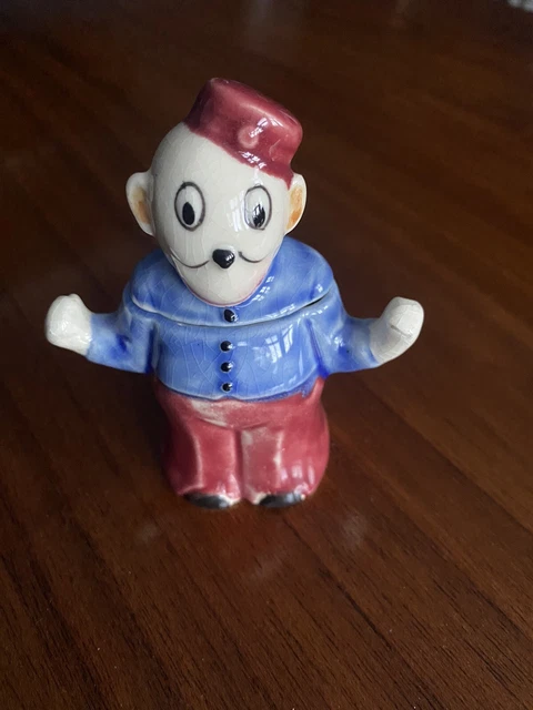 Art Deco Monkey Bell Boy mustard pot. 2