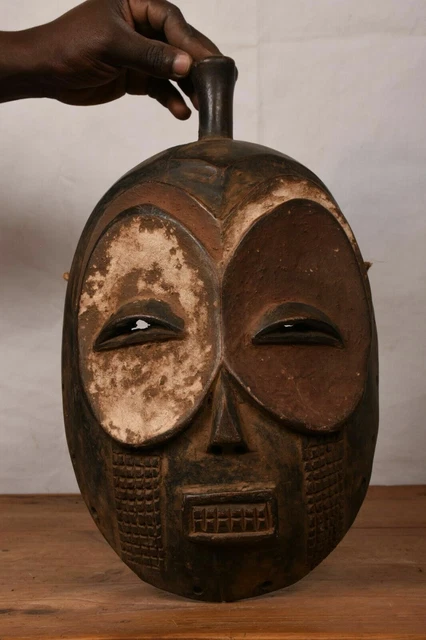 African Tribal Art, bembe Mask  from Democratic Republic of Congo