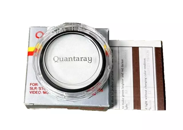 Quantaray 55 mm UV Filter SLR VIDEO STILL MOVIES