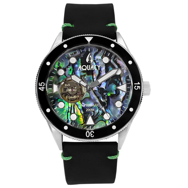 AQUACY HEI MATAU Cave Diver Open Heart Men's AUTOMATIC 200M