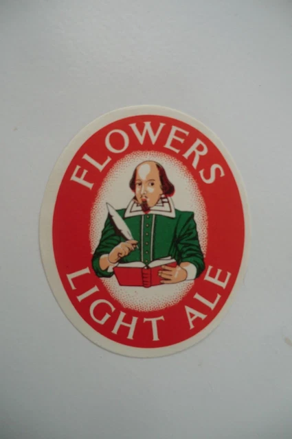Mint Flowers Light Ale Brewery Beer Bottle Label T4