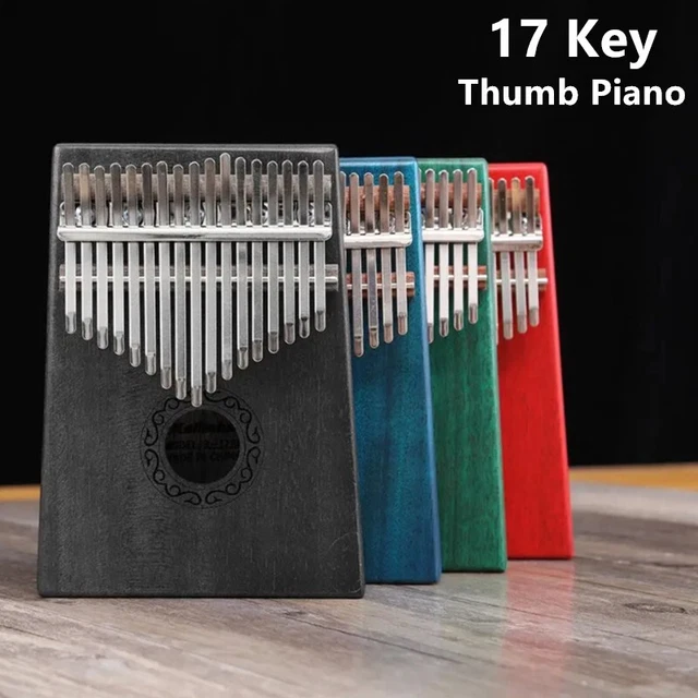 17 Key Kalimba Thumb Piano Kids Adult Body Music Finger Percussion Keyboard Gift
