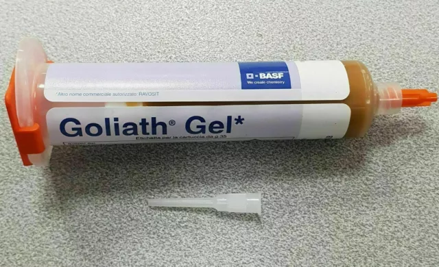 Gel Goliath Insecticide anti cafards blattes nuisible poison poussoir aiguille 3