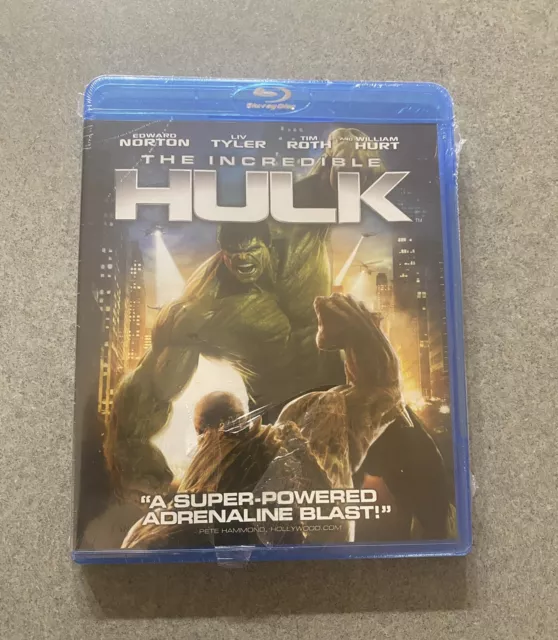 The Incredible Hulk (Blu-ray, 2008) NEW SEALED Edward Norton