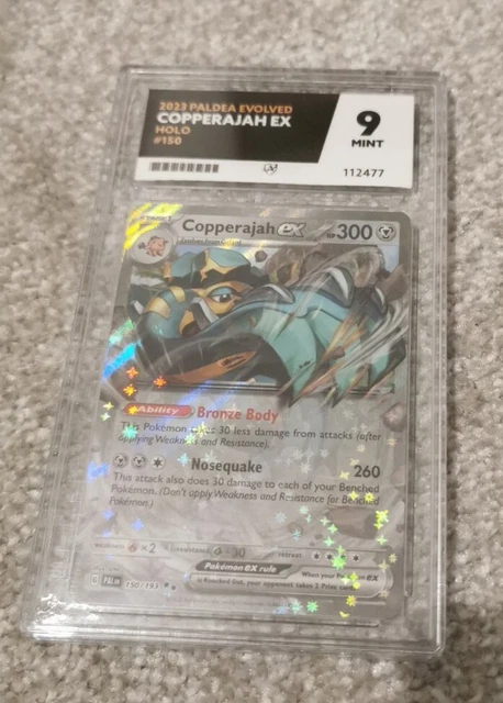 Copperajah ex - 150/193  - Paldea Evolved - Pokemon - ACE Graded 9 Mint