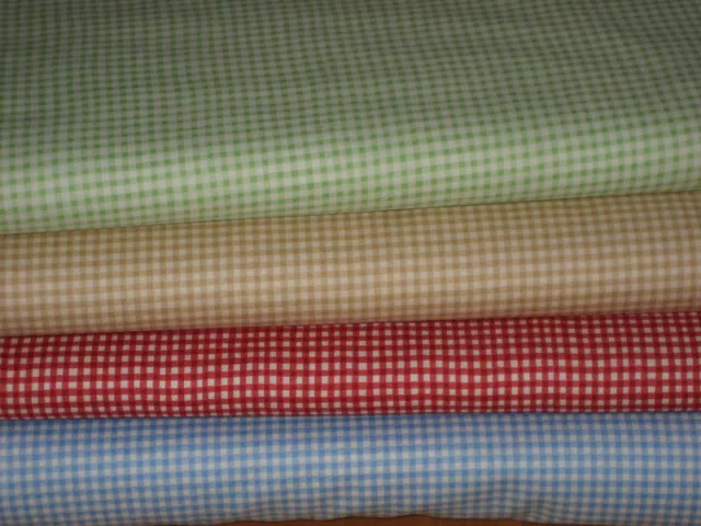 50CM Makower Tela Patchwork Gingham #920 ,Diferent. Colores Cuadro de Cuadros