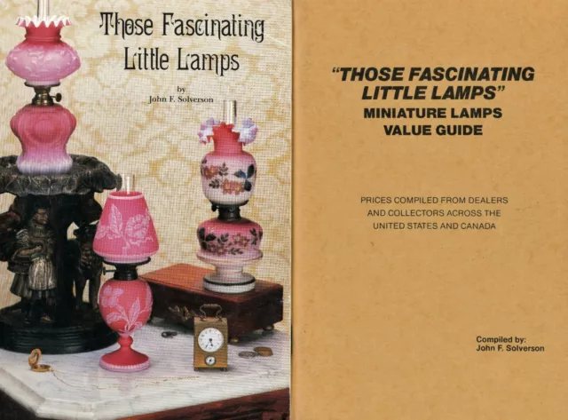 200+ Miniature Antique Victorian Lamps Types Makers Dates / Scarce Book + Values
