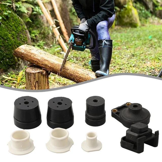 Puffer-Set Für Stihl Kettensäge 026 MS260 / 024 MS240 – Inkl. Abdeckschrauben (Gummi & Nylon)
