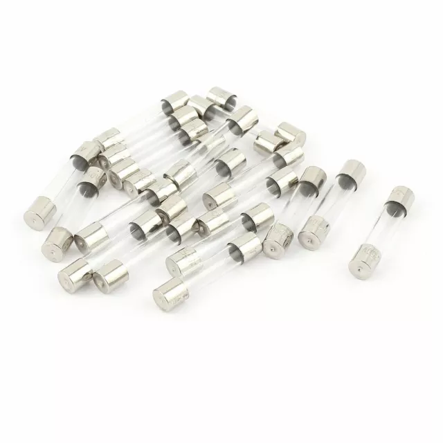 20pcs Action Rapide action rapide Cartouche Tube En Verre Fusible 6x30mm 5A 250V